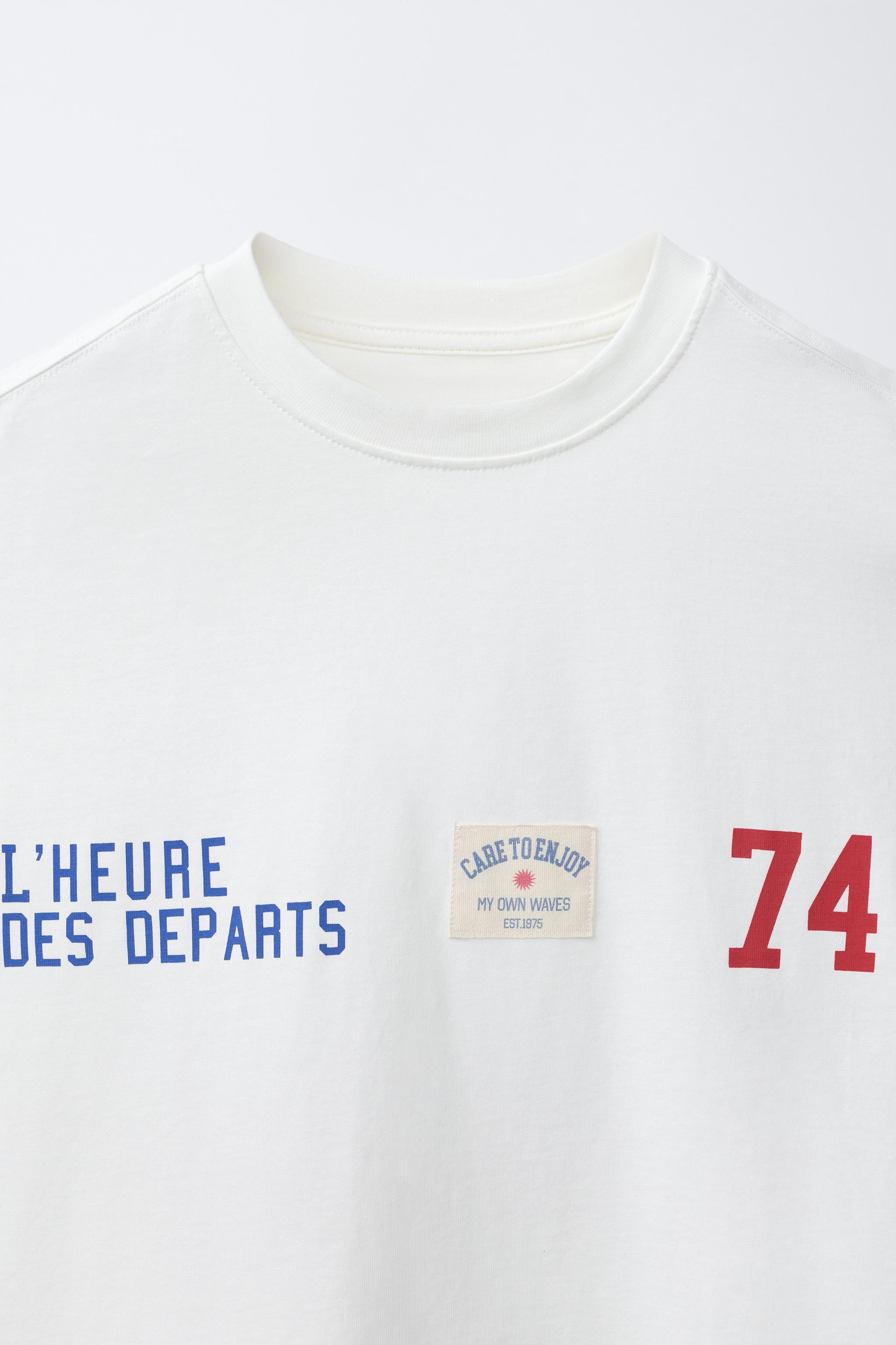 JOGGING TEXT T-SHIRT